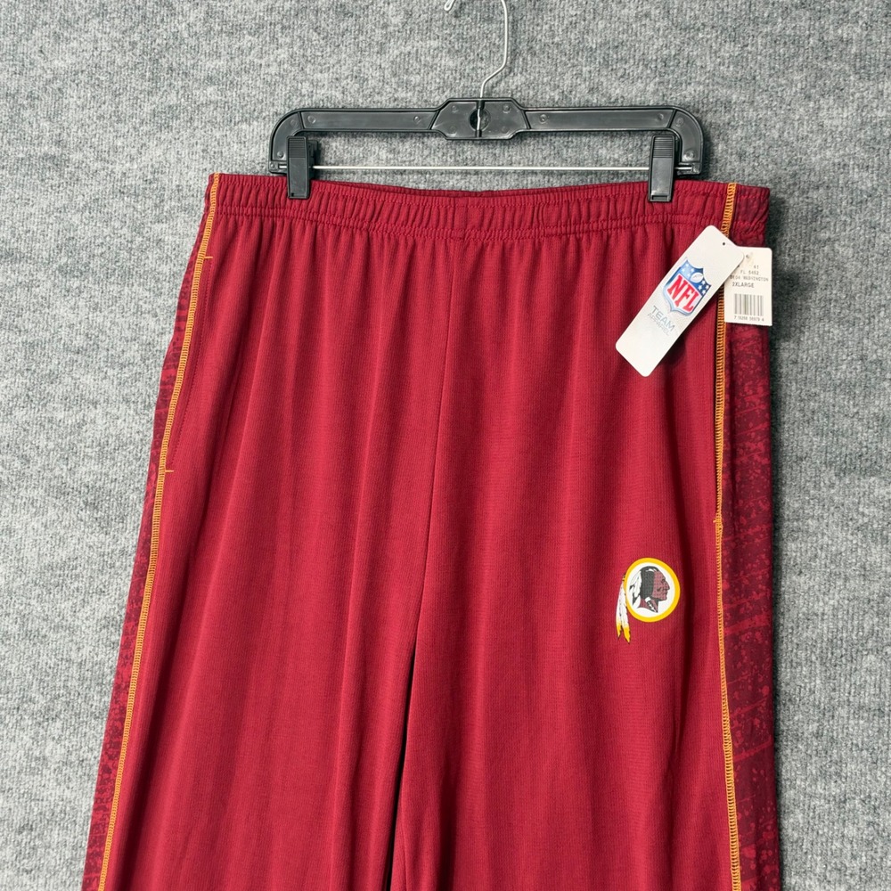 NFL Team Apparel Washington Redskins TX3 Cool Lounge Pants Mens NWT 2XL Burgundy